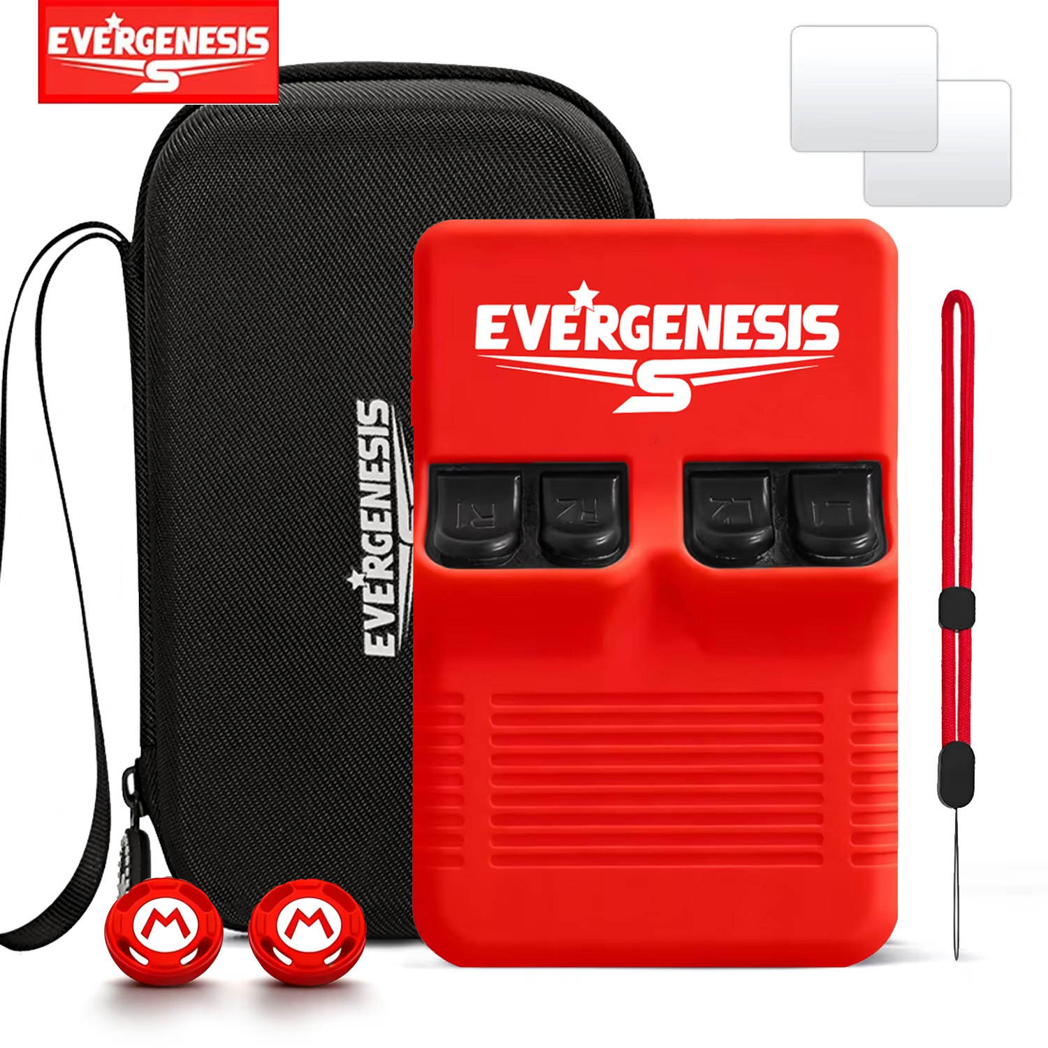Retro Handheld Game Console R36S - Conjunto de Capas Protetoras R36S para