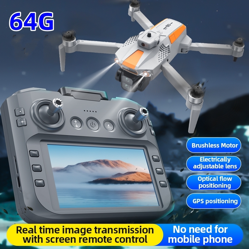 Fpv Brushless Rc Drone 4K - LF669 FPV Drone 5G Tela LCD