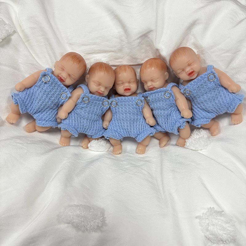 5 pçs/set 4 polegadas artesana - Reborn Baby Doll Silicone Realistic avaliação e preço