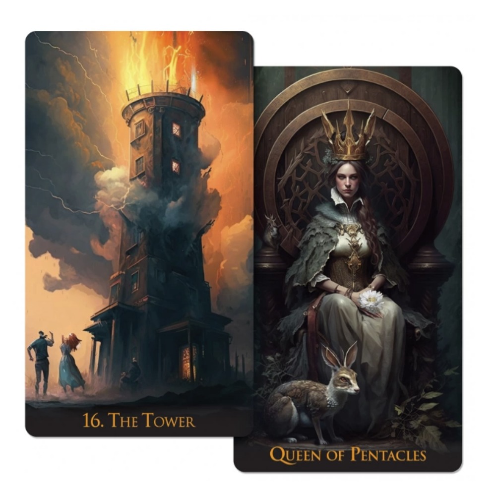 Baralho de tarô de 78 cartas d - Tarot Cards Deck With Guidebook avaliação e preço