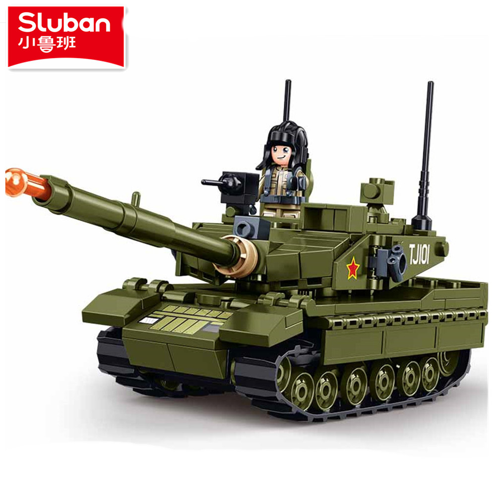 Sluban 183 peças modelo de tan - Lego Compatible Military Tank avaliação e preço